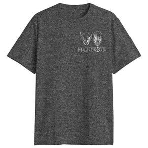 NWT L Men's Short Sleeve Deadpool Graphic T-Shirt